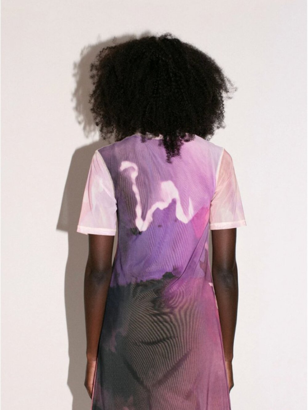 No. 6 Designer Printed Abstract Ella Midi Dress Sz L - Picture 7 of 15